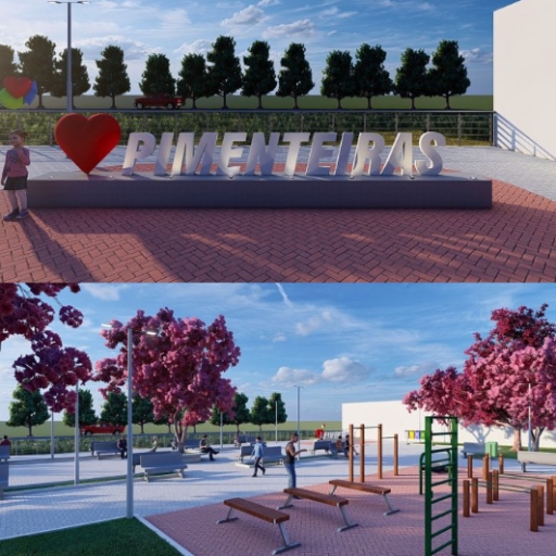 Projeto aprovado – A nova praça de Pimenteiras – PI será um espaço moderno, seguro e acolhedor.